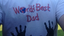 22YD World's Best Dad T-shirt